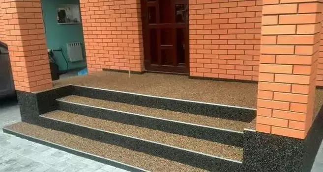 A saját kezű kőszőnyeg lerakásának eredménye